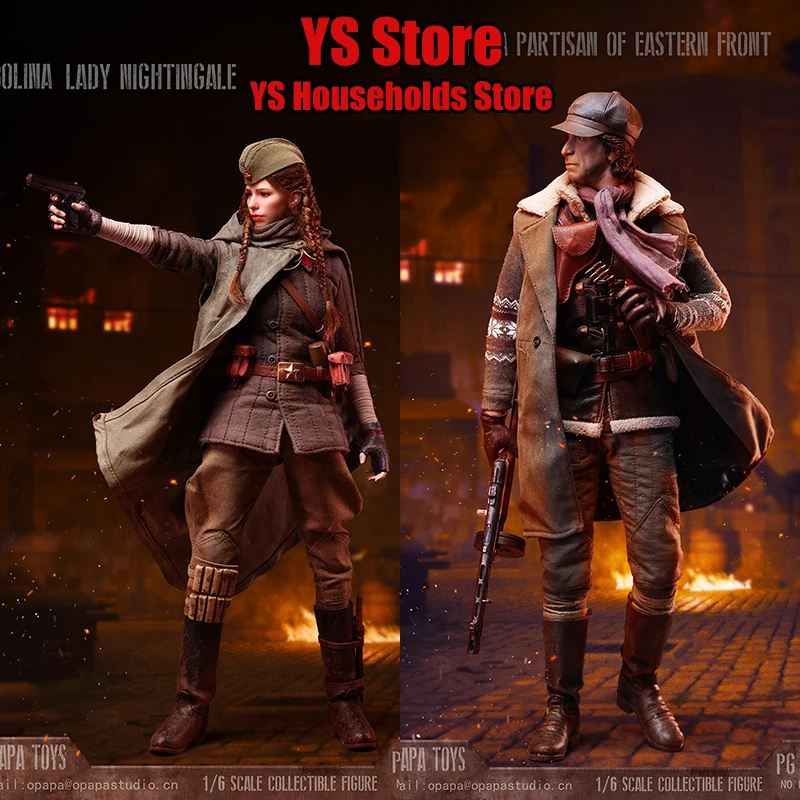 

OPAPATOY PG202502 Зимняя версия 1/6 Блина Леди Найтингейл PG202503 Миха Партисан Восточного фронта, военная фигурка 12 дюймов