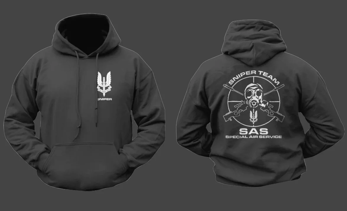 

British SAS Special Air Service UK Special Forces Sniper Hoodie Sweatshirt