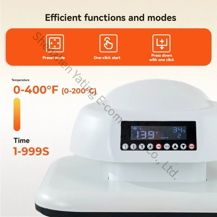 Electric Bean Pressing Machine Convenient Clothing Hot Stamping Machine Heat Transfer DTF White Ink Hot Stamping Machine