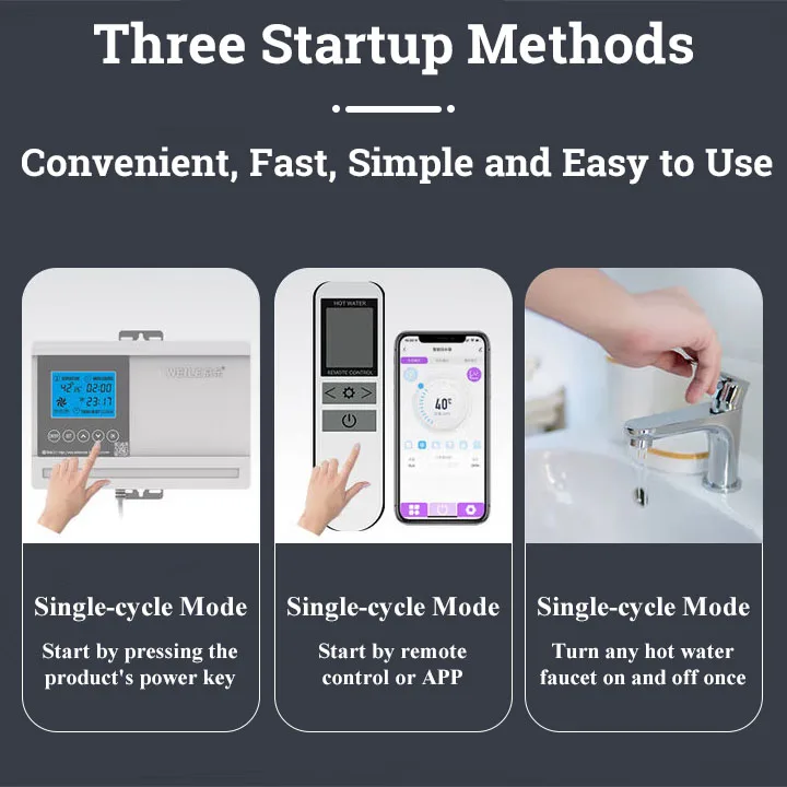 Whole house hot water circulation pump Instant hot water circulation system Circulation pump Universal hot water return pump