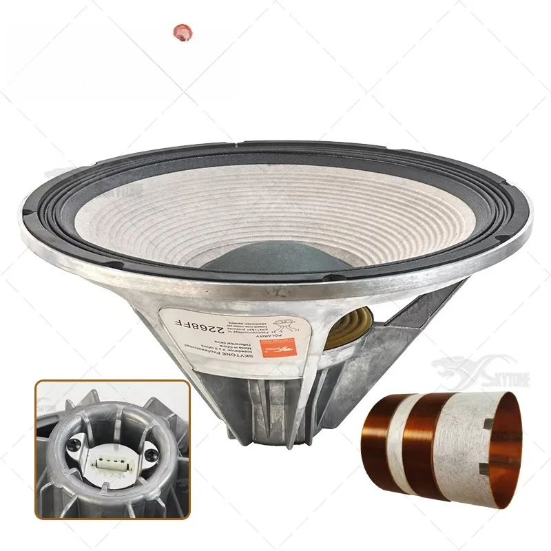 2268FF Neodymium Magnet Woofer Dual Voice Coil 18 Inch LF Driver Speaker Double Spider  in J B L VRX918SP
