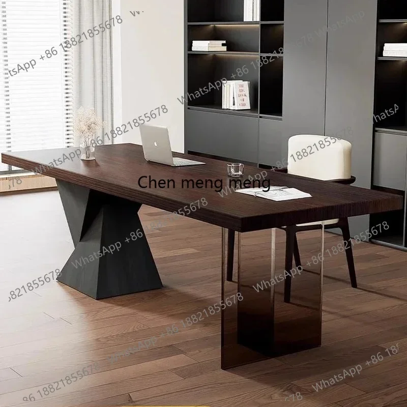 F150 Charging Wooden Reading Computer Interior Study Reception Mesa Escritorio Office Furniture Bedroom Large Work Table Office