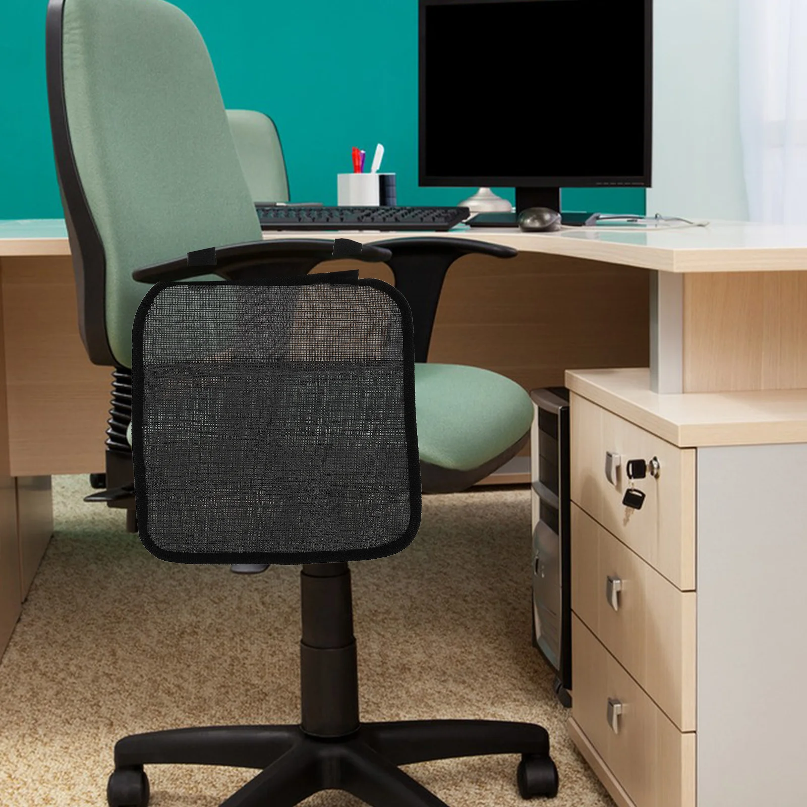 حقيبة تنظيم جانبية لكرسي المكتب، حقيبة تخزين شديدة التحمل للمجلات، أشتات كراسي الشاطئ العالمية