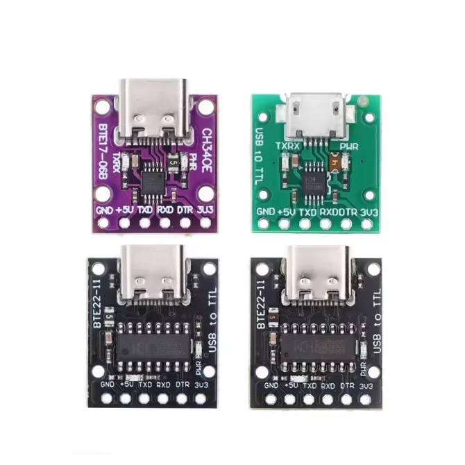 CH340E CH340C CH9340C USB to TTL module can be used as a PRO MINI downloader
