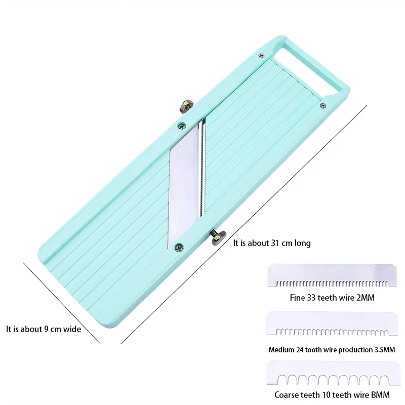 3 Blades Adjustable Manual Slicer Flat Grater Grater Cutting Board Grater Turnip Grater Grater Manual Slicer,33 Teeth