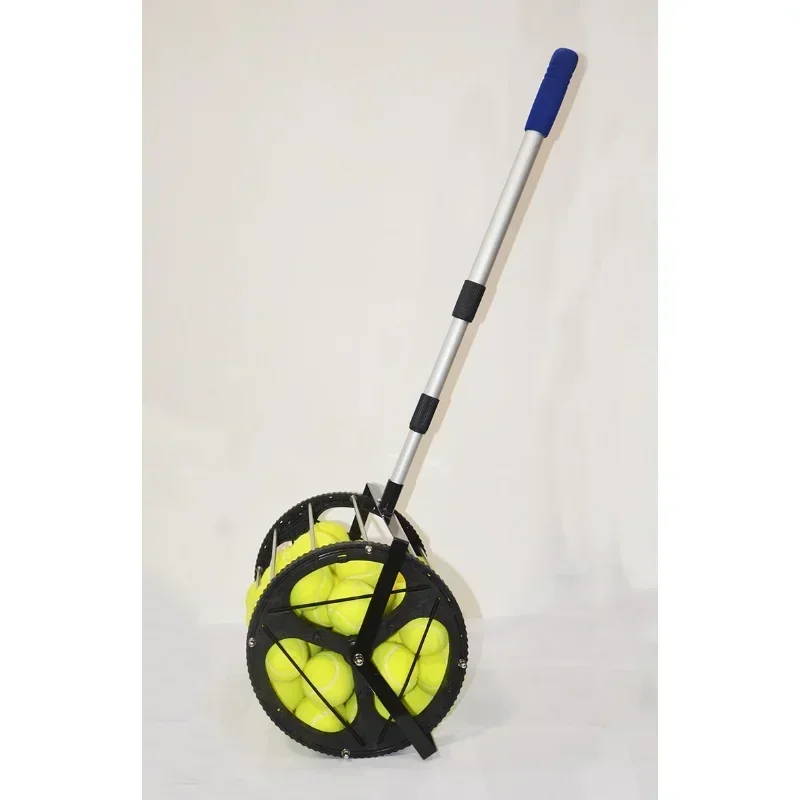 Tennis ball retriever, size 55 tennis ball recycling net court cleaning aid.