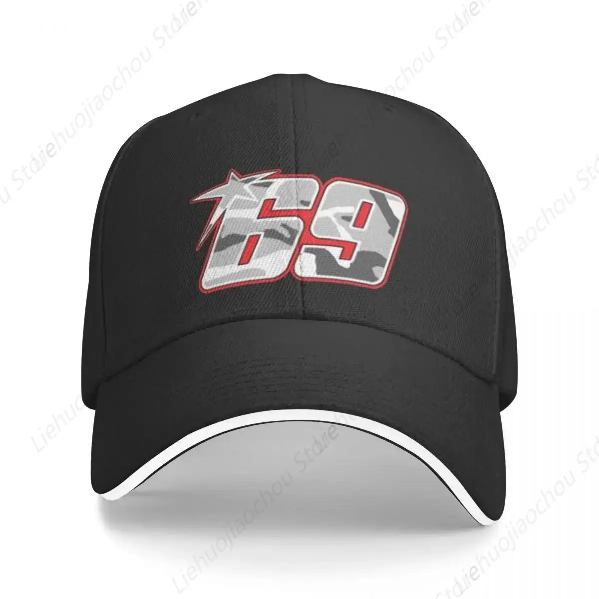 Nicky Hayden Number 69 Baseball Cap Sunscreen Fishing cap Luxury Cap Boy Child Women's