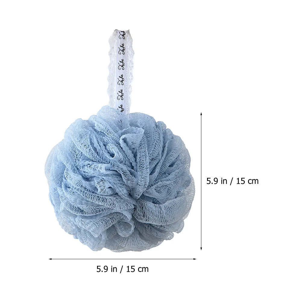

2Pcs Bathing Balls Strong Pe Material Shower Sponge Portable Lanyard Hanging Quick-Dry Bathroom Supply Household