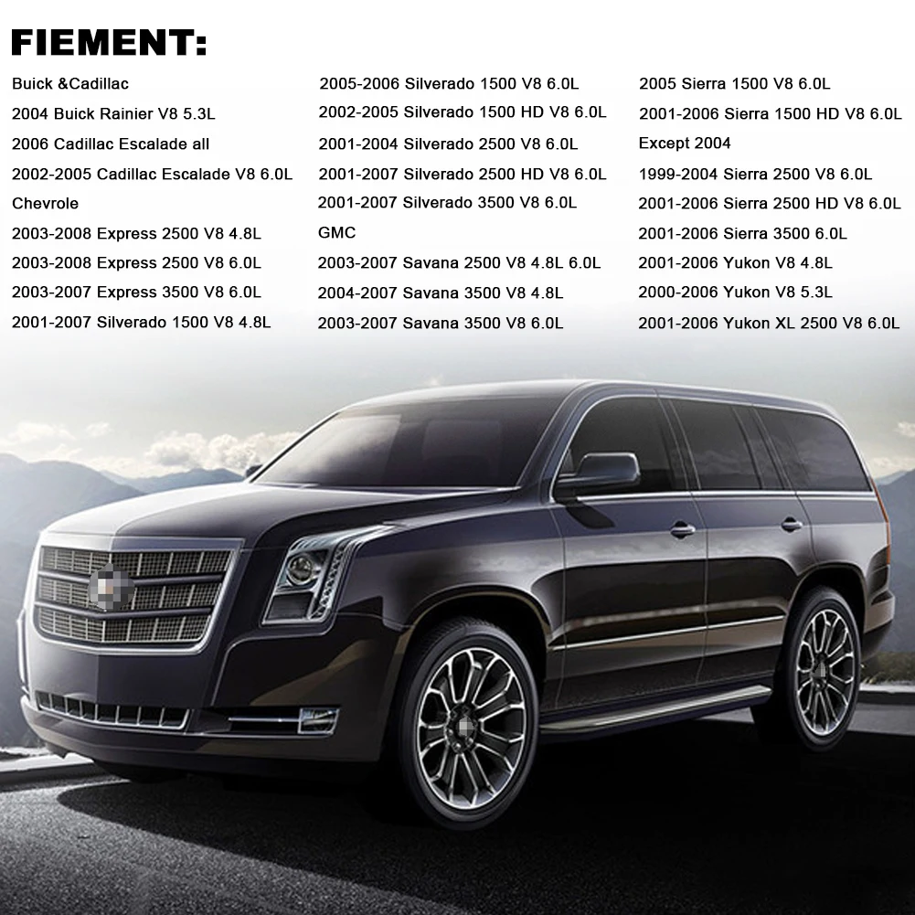 

High Quality Car Fuel Injector Nozzle For Chevrolet GMC Buick Cadillac 8pcs Fuel Injectors 17113553 Car Accessories