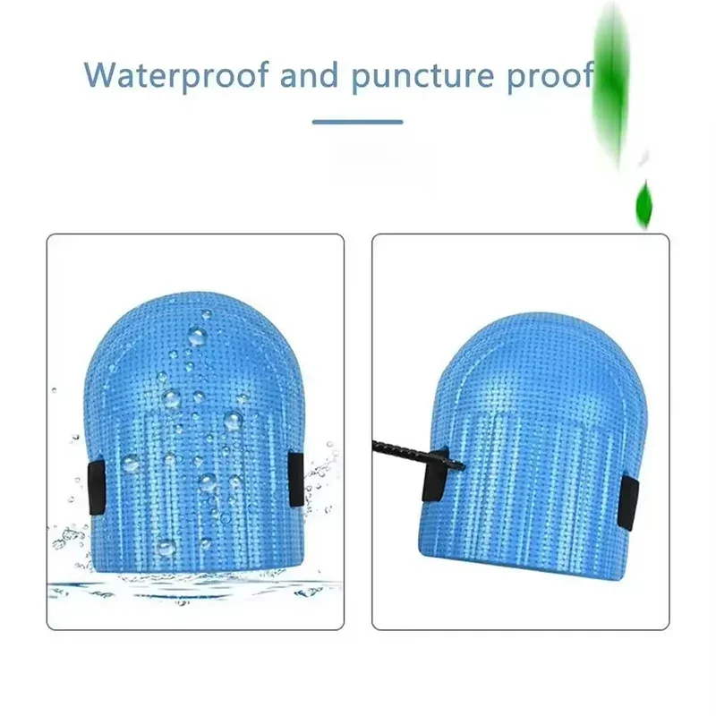 Protetor de joelho de espuma eva, 2 peças, proteção macia para trabalho, segurança no local de trabalho, autoproteção, esporte, jardinagem, limpeza