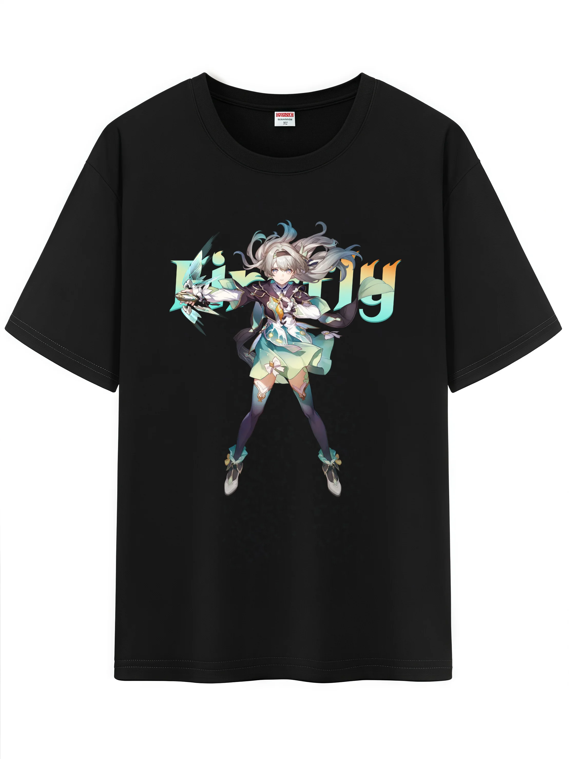 

Honkai Star Rail Fire Character's Impression Graphic Short Sleeve Cotton Crewneck T-Shirt