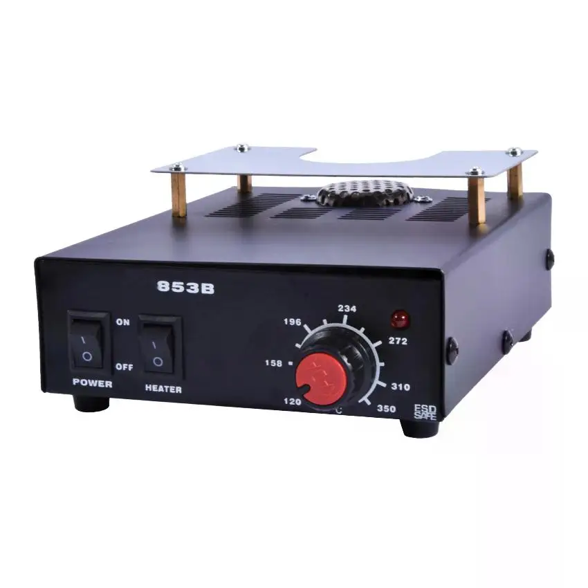 853B 220V/540W Preheating Station BGA Recovery Station for BGA PCB Preheating / Heating / Desoldering Hot Air Adjustable Air