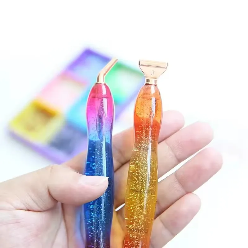 HOMFUN New Multifunctional Metal Screw Thread Tips ，Threaded Bits Accessories Embroidery Pen，Diamond Painting Dot Drill Tool view 3