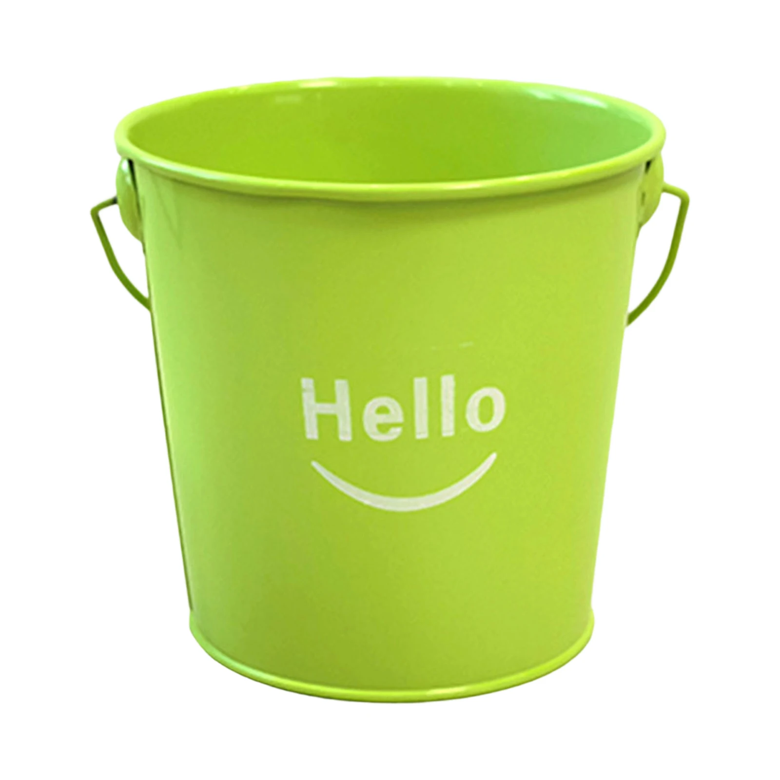 Small Metal Buckets with Handle Colorful Resistant Succulent Plant Flower Pot Multipropose Storage Container New Pen Holders