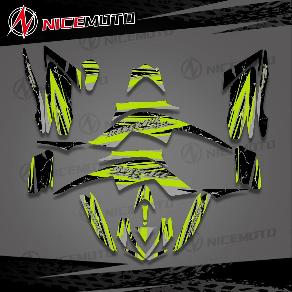 

New Style ATV Full Fairing Graphics Background Decals Sticker For Yamaha Raptor700 Raptor 700 YFM700 YFM 700 2013-2023 2022 2021