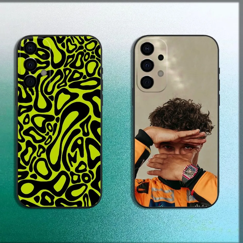 Racing Driver L-Lando Norris Phone Case For Samsung Galaxy A13,A21s,A22,A31,A32,A52,A53,A71,A80,A91 Soft Black Cover