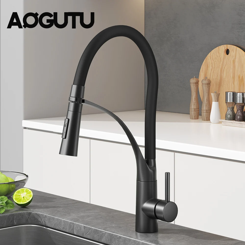 brass-kitchen-sink-faucet-pull-down-rotating-tap-hot-cold-water-mixer-deck-mounted-rotatable-spout-kitchenware-home-improvement