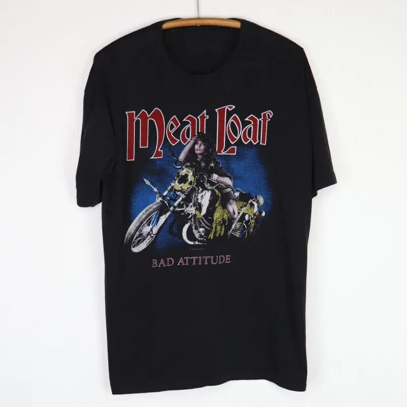 

Vintage 1984 Meat Loaf Bad Attitude Tour Black Unisex S-234XL T-Shirt NE295