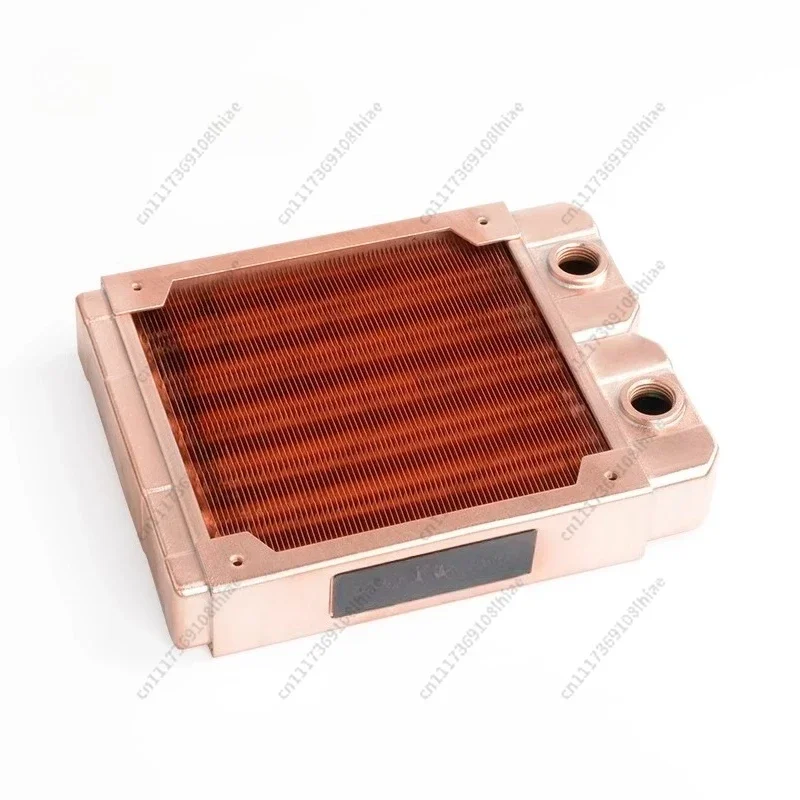 TSRP‑ZT‑120TG All‑Copper Water Cooling Radiator 7mm Round Thread Tube Industrial Computer Heat Dissipation Row