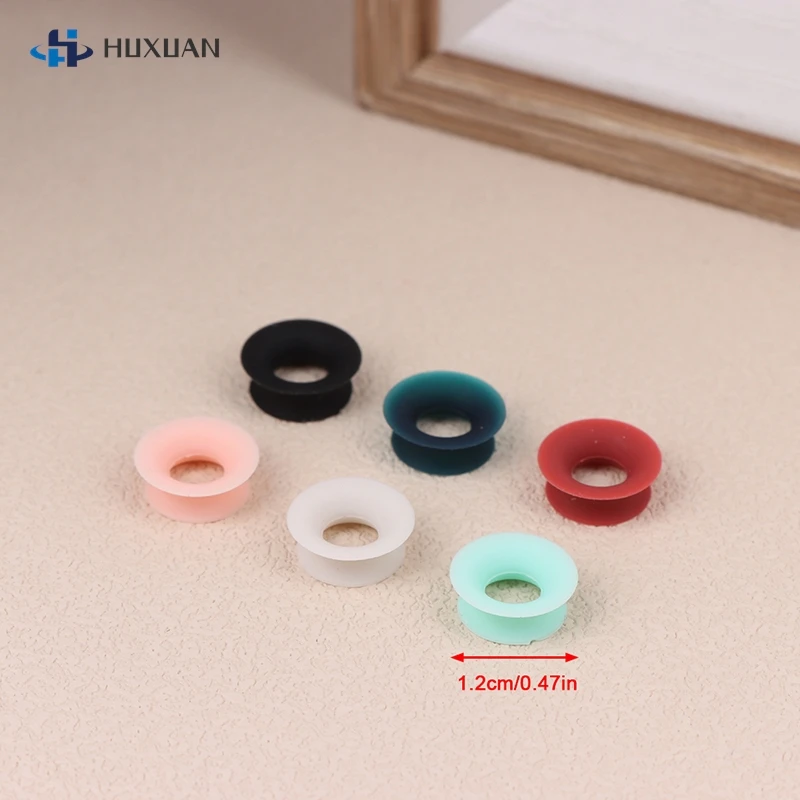 12Pcs Silicone Ring Earplugs Noise Reduction 5 dB Mute Adjustable Earphone Accessories