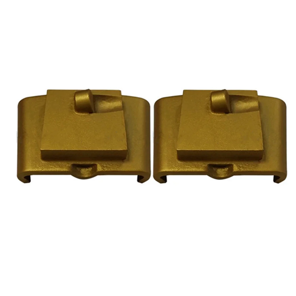 9 cuscinetti PCD rotondi singoli e grandi per la rimozione della resina epossidica con blocco diamantato EZ Change per lucidatrice per pavimenti in cemento