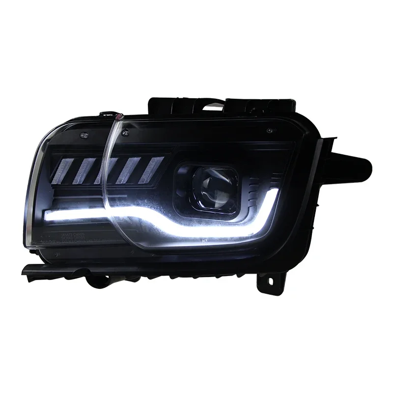 سيارة DRL LED مجموعات المصابيح الأمامية لشروليه كامارو 2008-2015 الضباب DRL الفرامل بدوره مصباح إشارة التوصيل والتشغيل