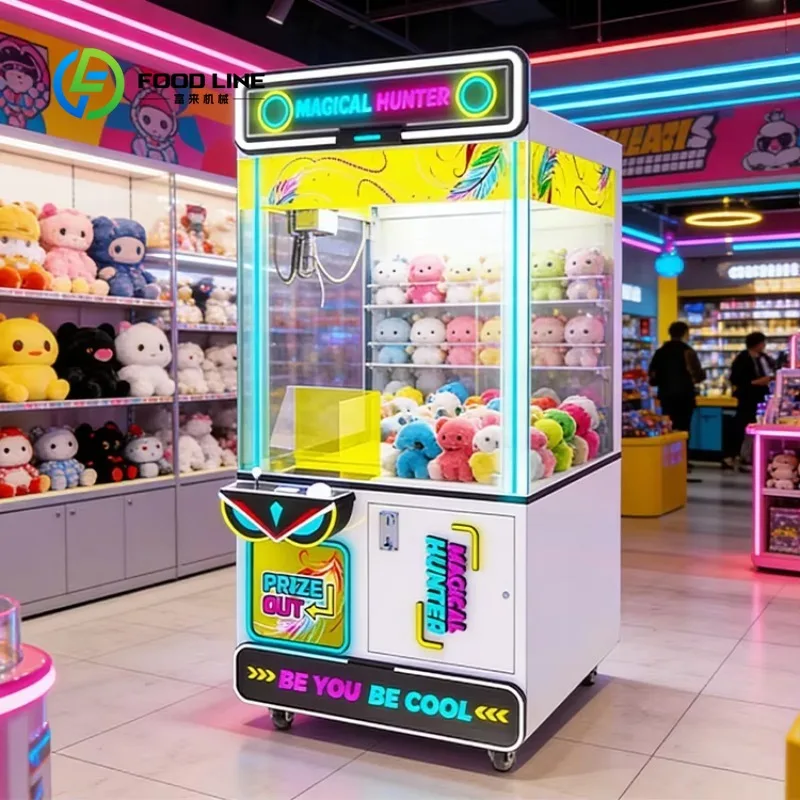 Customized Large Adult Sized Single Player Claw Machine for Doll House Toy Grabber and Indoor Amusement Entertainment