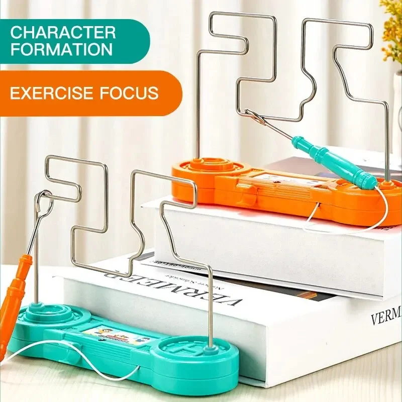 Juguete Educativo de Choque Eléctrico para Niños, Juego de Laberinto Táctil Eléctrico, Juego Divertido para Fiestas, Experimento Científico, Regalo para Niños