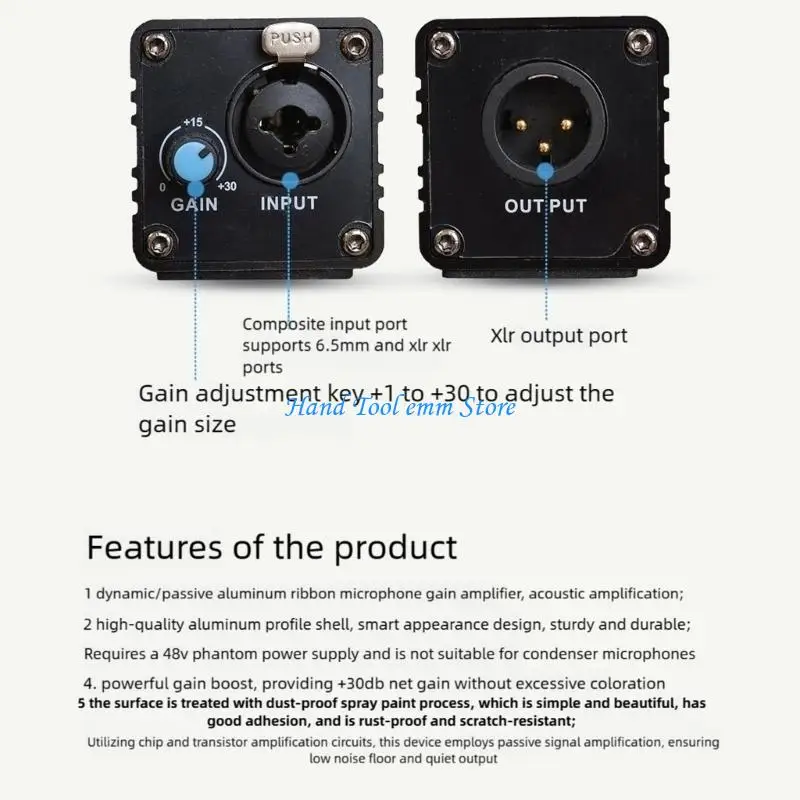 

H37F A11 Microphones Preamp Delivers Noise Less Sound Reinforcement For Performers