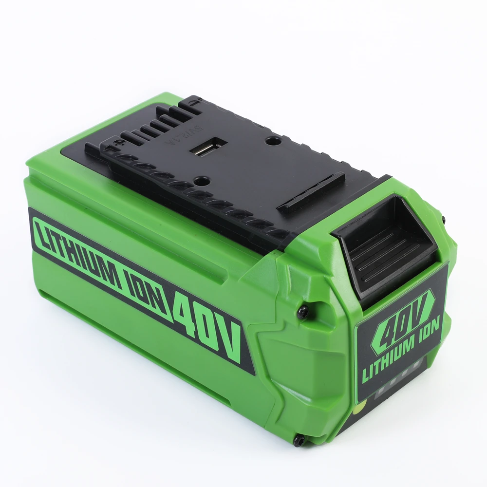 To New 40V 5.0Ah 200Wh Rechargeable Lithium-Ion Battery for Greenworks 40V G-MAX Cordless Power Equipment, Free Shipping