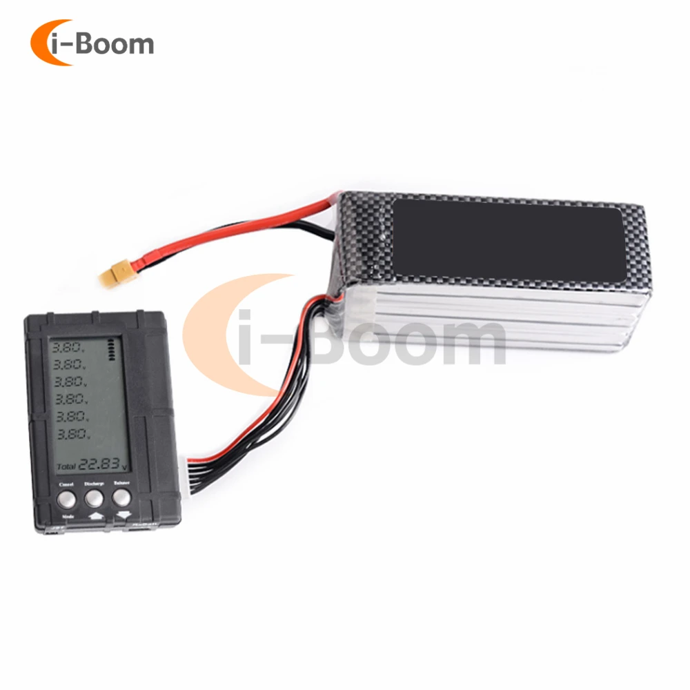 Hoge Precisie 3 in 1 LCD Display RC Batterij Ontlader Balancer Meter Tester voor 2 S-6 S lipo Li-Fe lithium batterij spanningsmeter