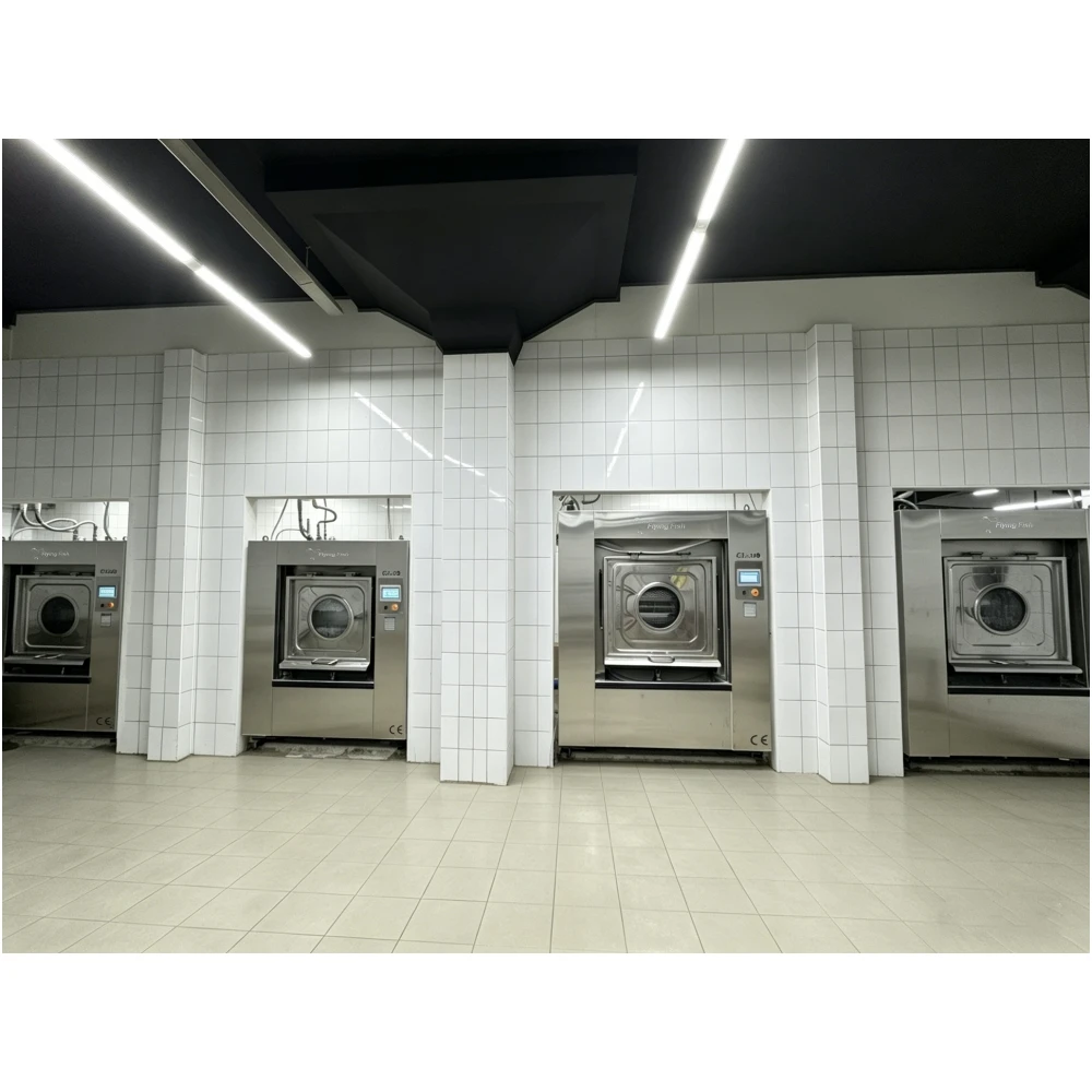Industrial Barrier Washer Extractor Fully Automatic High Speed Capacity Stainless Steel for Hospital Laundry Equipment