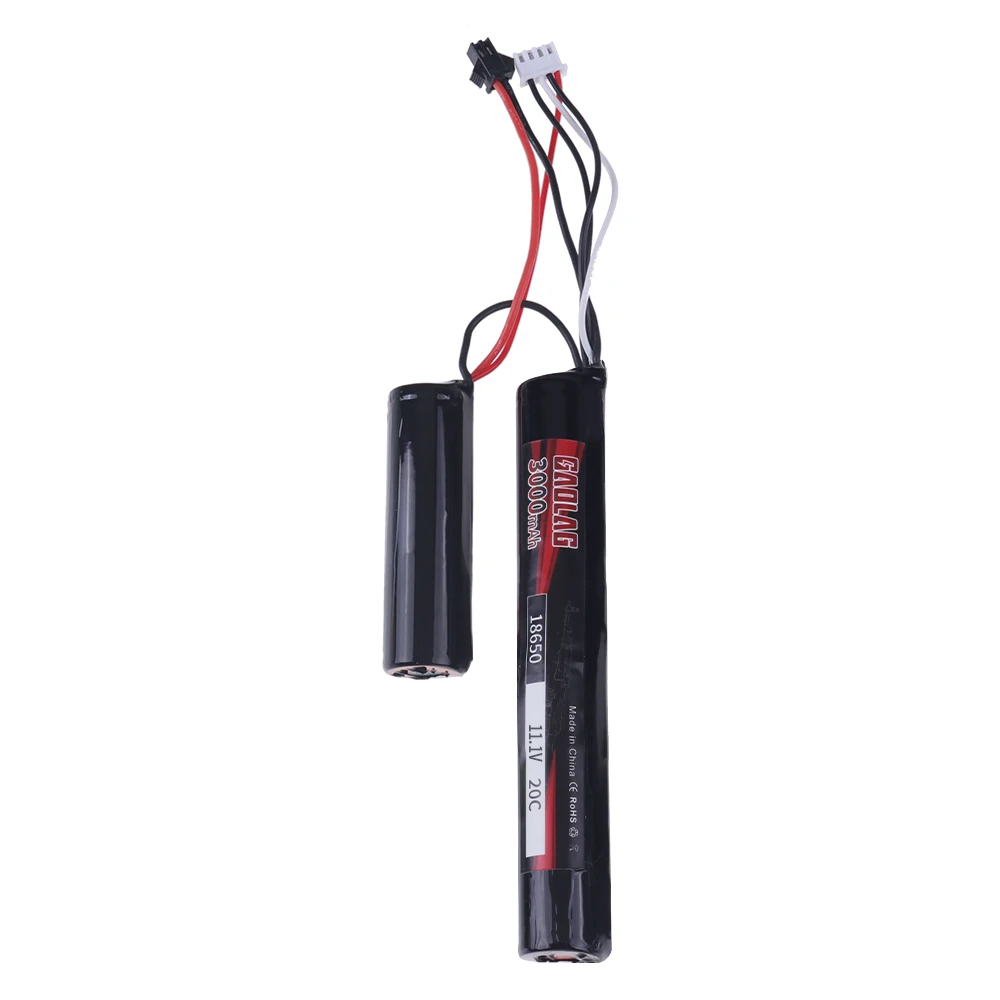 Akumulator do pistoletu Airsoft 11.1V 3000MAH 20C AKKU Mini Airsoft zabawki części modelu pistoletu 3s 11.1V Akumulator SM/XT30/Mini wtyczka tamiya