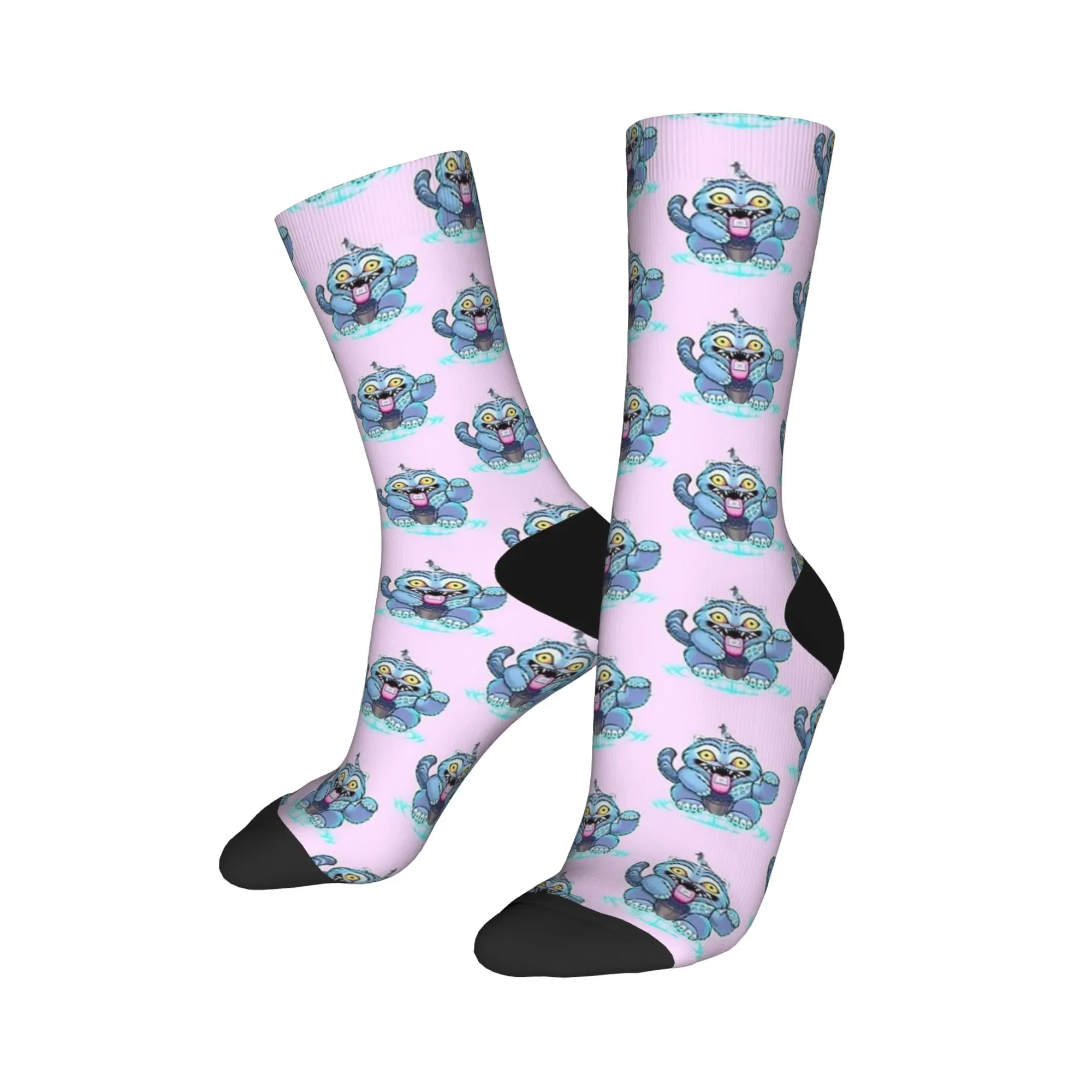 مضحك القط مع أفضل قبعة الطيور Kpop شيطان الصيادين جوارب تصميم القوطية الجوارب الخريف مكافحة العرق الجوارب الرجال في الهواء الطلق جودة الجوارب