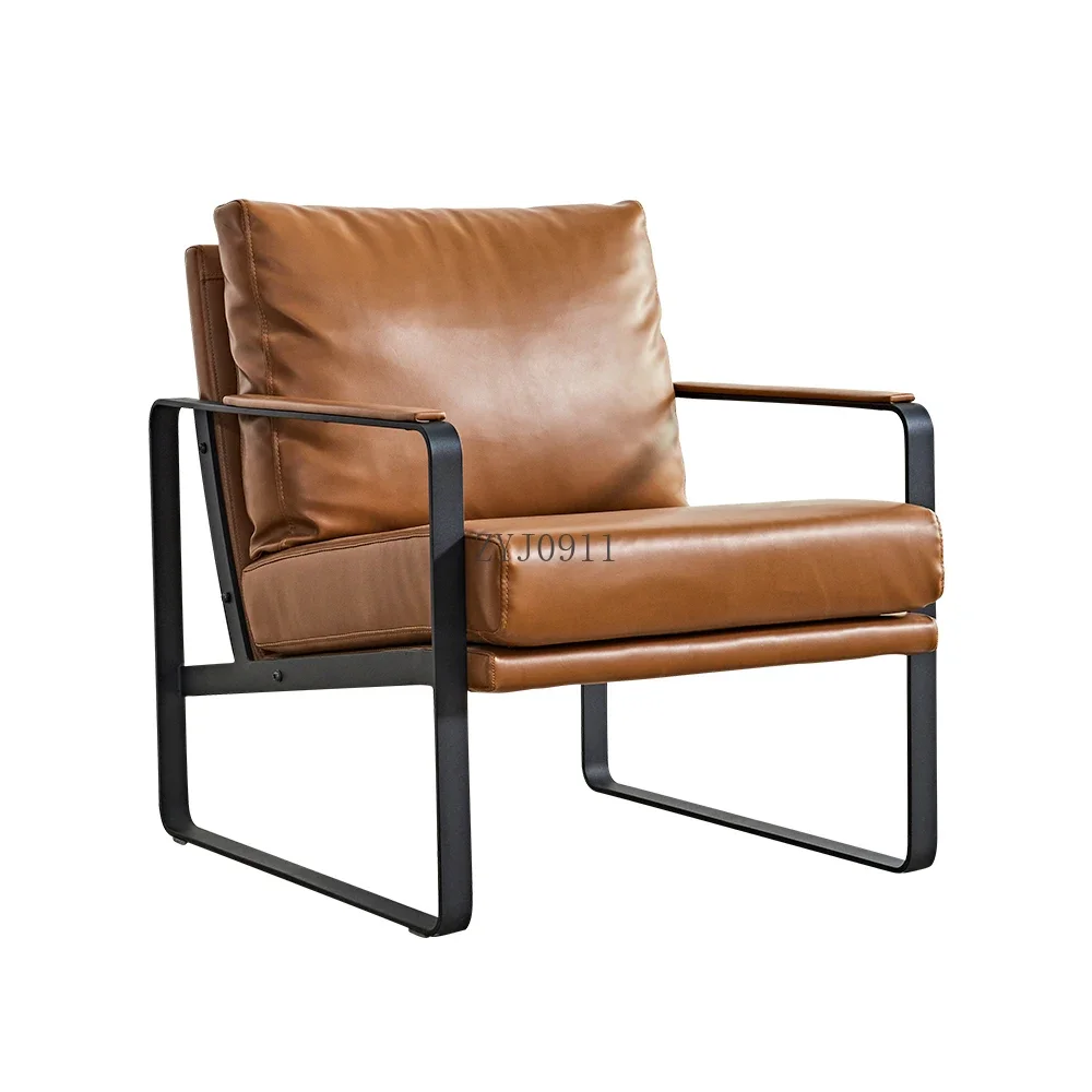 * 모던한 디자인 정품 가죽 소형 사무실 소파, 사무실 소파용 합성 가죽