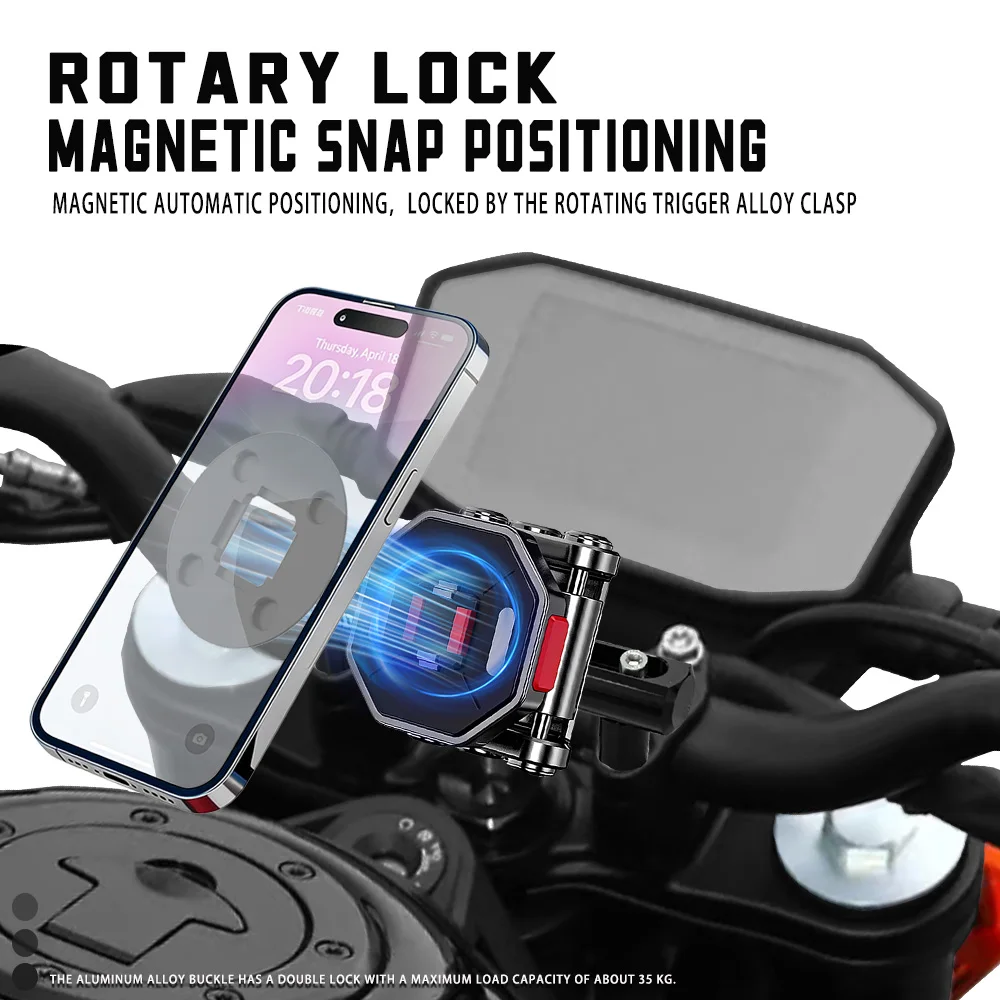 JIFENGHAO For Mount Compatible With KTM 790 DUKE Phone Holder, Upgraded For Riding With Anti-shake, Waterproof, Quick-Release Ma