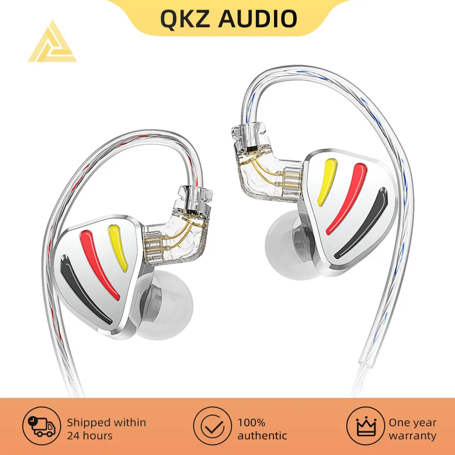 QKZ ODIN HiFi Dynamic Earphones Three Sound Adjustment Headphones In Ear Tunable Wired Headset