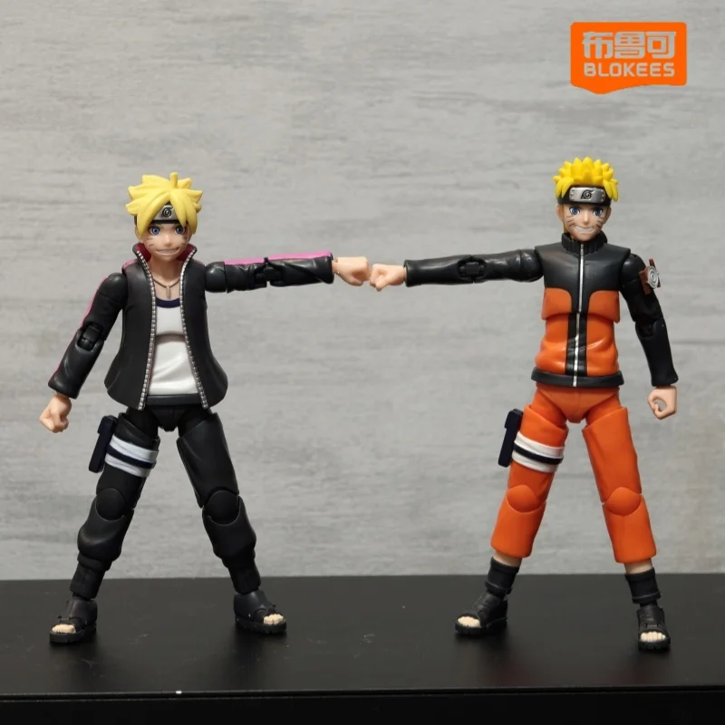 

Новые оригинальные Blokees Наруто, модель персонажа, игрушки, совместная мобильность, праздничный подарок, коллекционные украшения для рабочего стола, в наличии