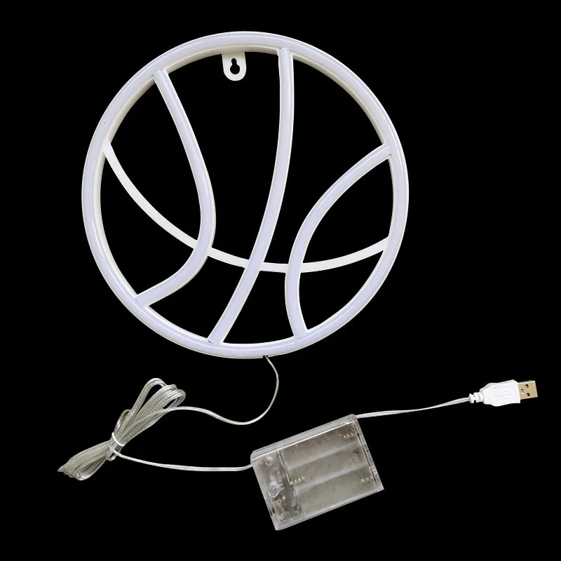 LEDバスケットボールウォールライト,ネオンライトのサイン,ナイトライト,子供の部屋,家庭,寝室,パーティー,バー,結婚式の装飾,クリスマスプレゼント