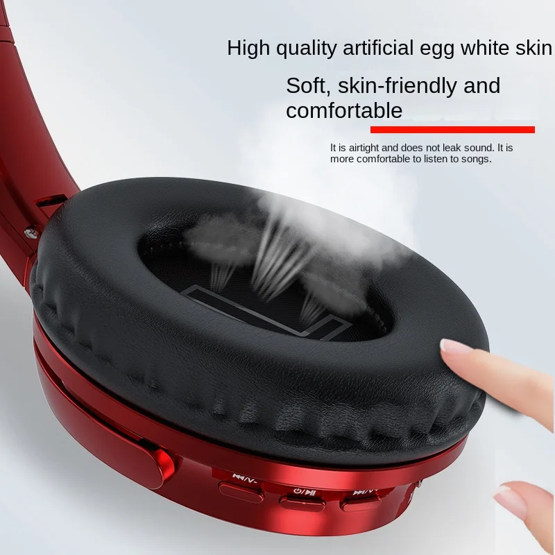 VJ901 Bluetooth 5.0 Wireless Headphones HIFI Headset Sport Gaming Foldable Over-Ear Stereo With Mic TF Card MP3 AUX Function