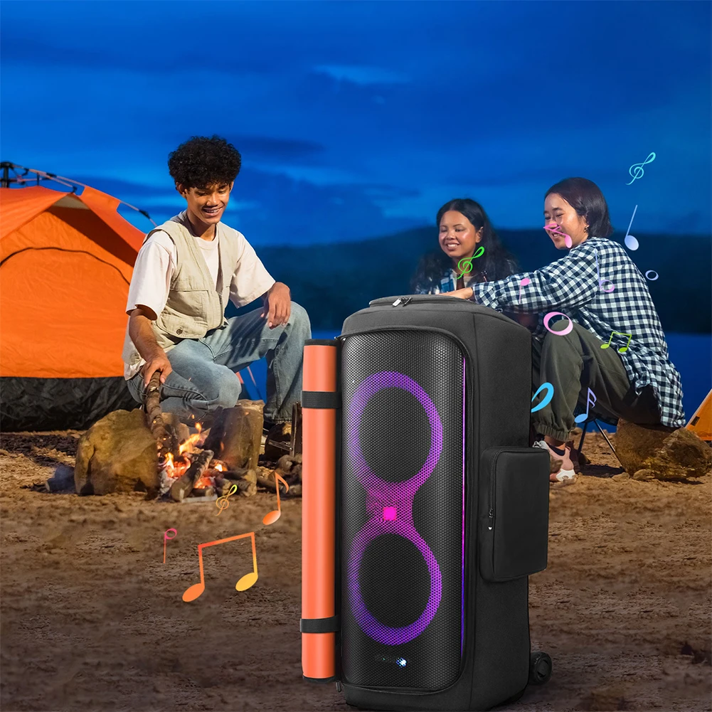 

Speaker Carry Cover Zipper Closure Portable Speaker Dust Case Double-Sided Speaker Storage Bag for JBL Party Box 710 Accessories