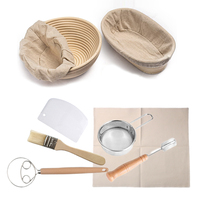 Bread Proofing Basket Banneton Set or Bread Tools Optional Natural Rattan Basket Dough Fermentation Bread Basket Baking Utensils