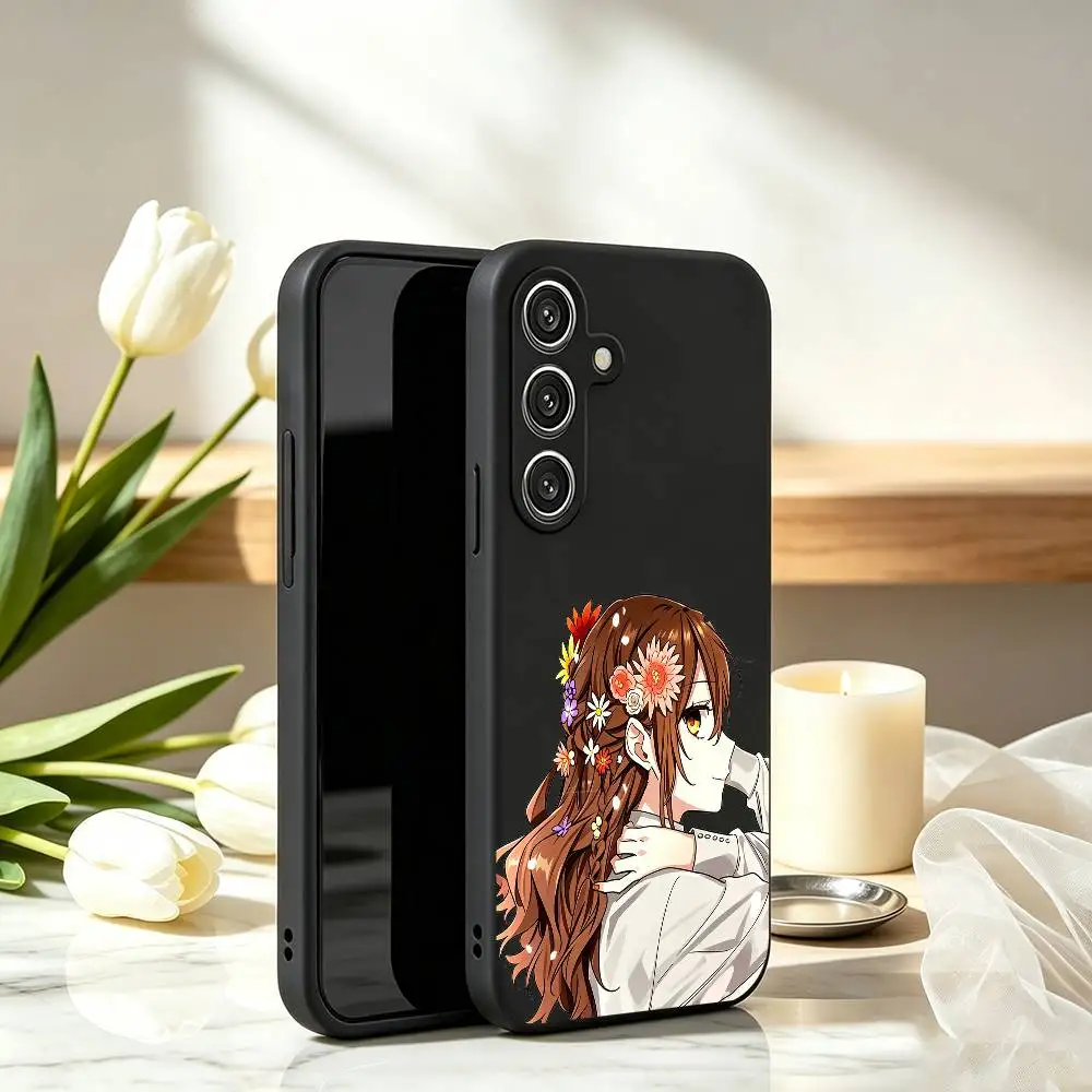 Horimiya Anime Couple Style Phone Case For Samsung Galaxy A73,A72,A71,A70,A53,A52,A51,Soft Silicone Black Cover