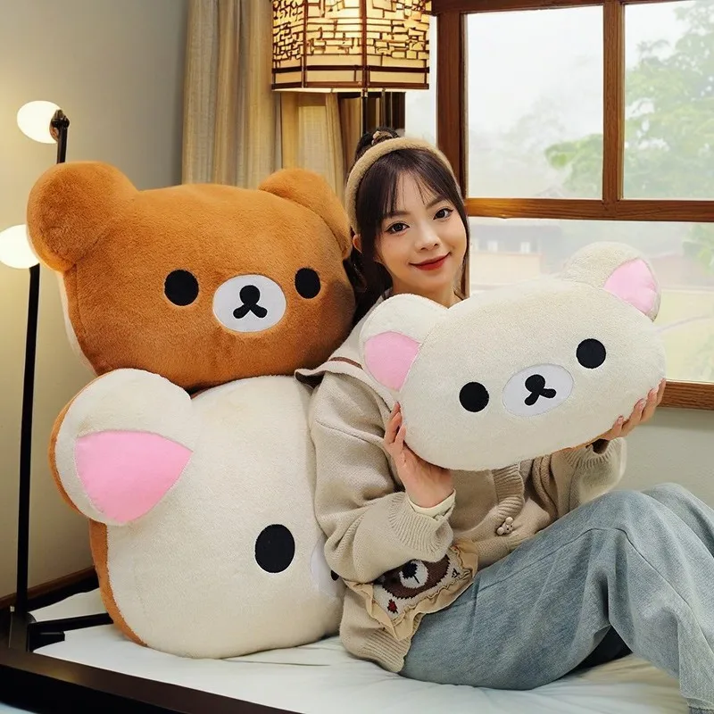 

Hot Cute Rilakkuma Plush Toy Big Size Peluche Kiiroitori Chick Couple Rilakkuma Pillow Teddy Bear Stuffed Doll Kid Birthday Gift