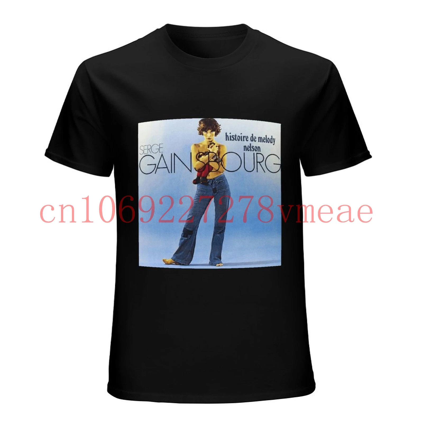 Histoire De Melody Nelson Serge Gainsbourg French Album 1970's Retro T Shirt