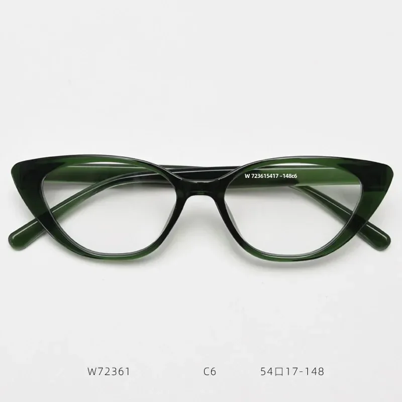 القط العين نظارات نسائية متعددة البؤر وصفة طبية عالية قصر النظر الشيخوخي النظارات البصرية الإناث التقدمية نظارات بمادة الخلات