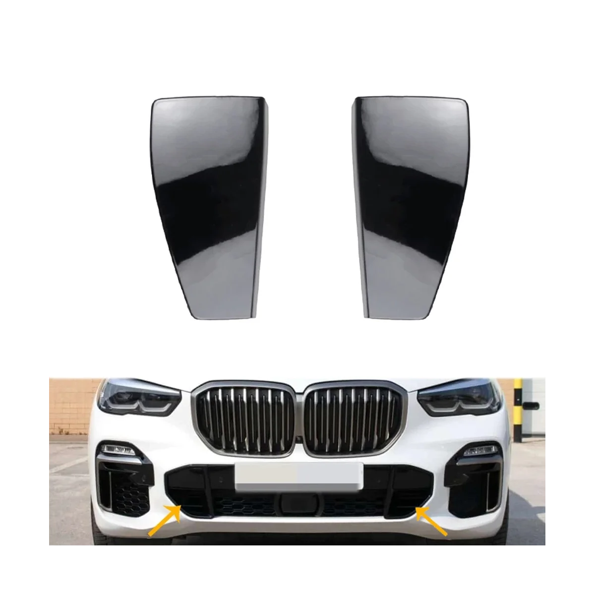 سيارة الجبهة الوفير سحب العين هوك غطاء تغليف ، 51118092124 ، 51118069237 ، BMW X5 ، G05