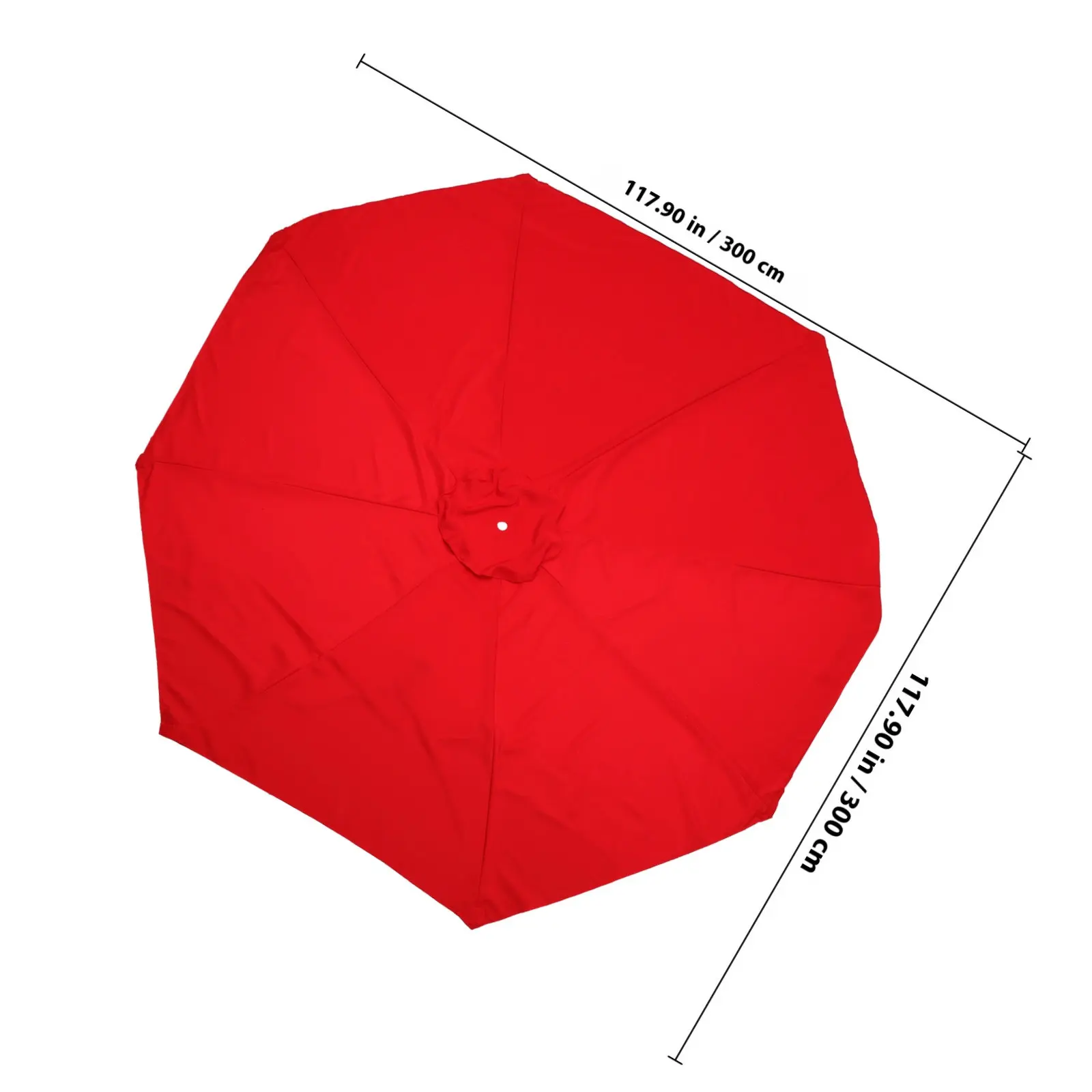 1Pcs Patio Umbrella Cover Large Premium Sunshade Parasol Fabric Suitable 8-Bone Umbrella Outdoor Garden Beach Canopy Shield