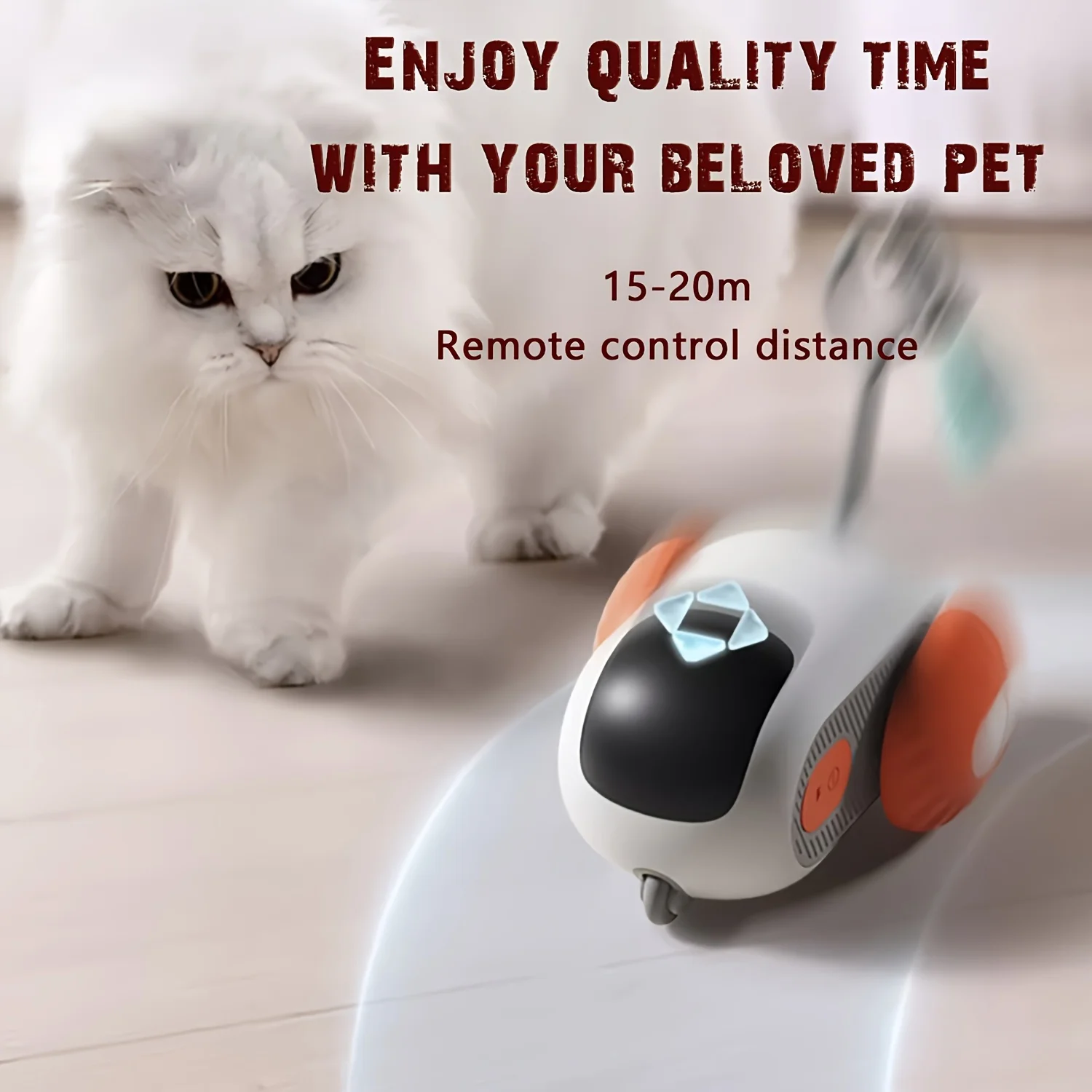 1pc Smart Gravity Cat Toy Car - Engaging Auto-Drive with Realistic Obstacle Avoidance & Infrared Sensor - Designed for Indoor Fe