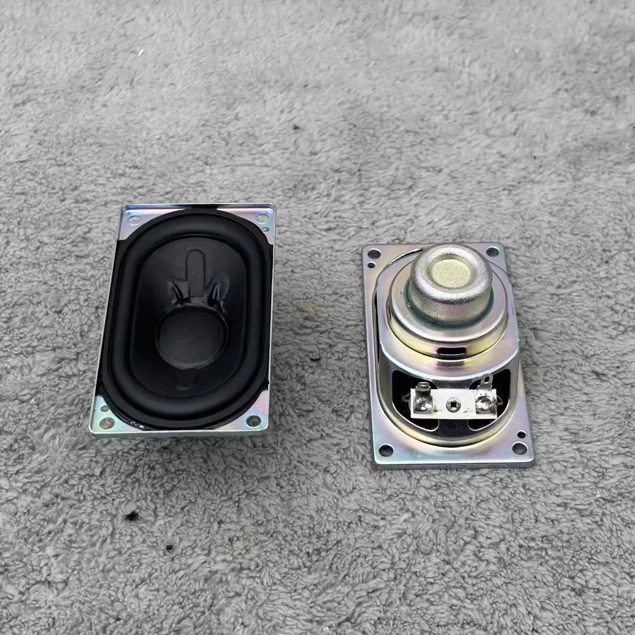 GHXAMP 80x45 мм прямоугольный полнодиапазонный динамик с длительным эксклюзионным неодимовым овальным магнитом 80x44 мм, 2 шт.